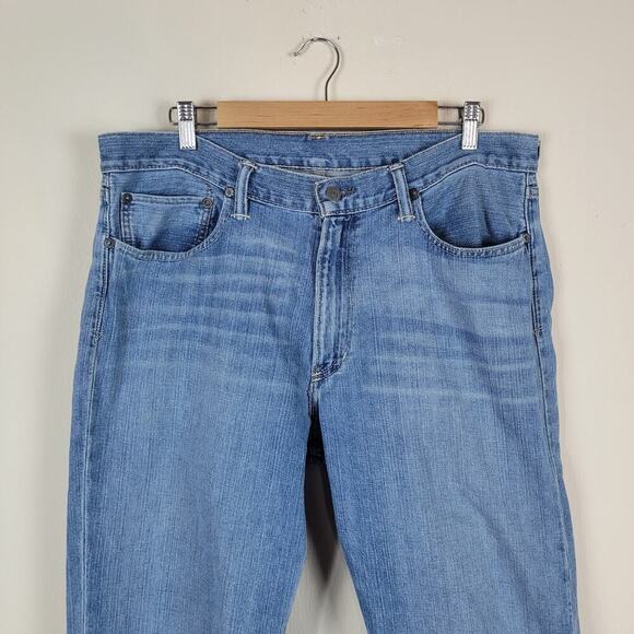 Polo Ralph Lauren Jeans Mens 35x32 Blue Denim Classic Fit Straight Leg - Picture 2 of 10